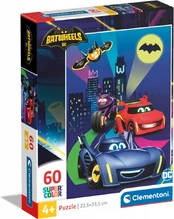 Puzzle 60 elements Super Color Batwheels kaina
