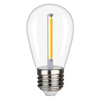 LED Dimmable filament bulb E27, S14, 1W, 100lm, 2700K, 360°