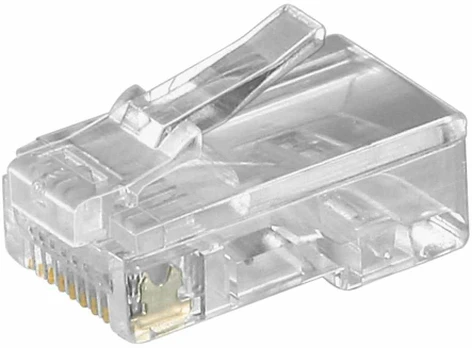 Lanview TecLine RJ45 Plug for Flat Cable, 8