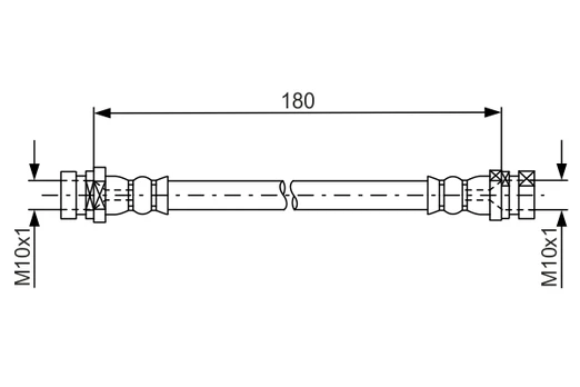 BOSCH 1 987 481 681 Brake hose
