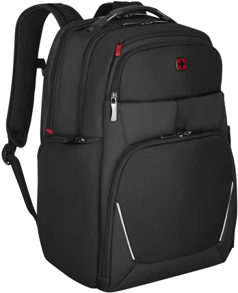 WENGER METEOR - 17" laptop backpack, juodas