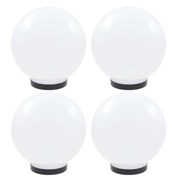 LED lempos, rutulio formos, 4vnt., sferinės, 25cm, PMMA