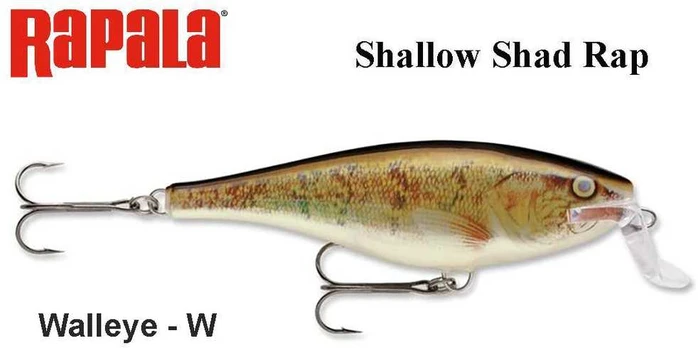 Vobleris Rapala Shallow Shad Rap Walley