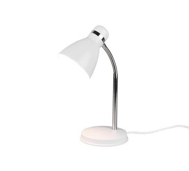 TRIO-Lighting Harvey table lamp E27 matt white gaismeklis