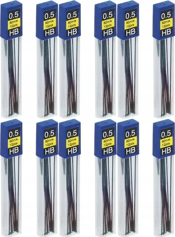 Grand grafito šerdelės 0.5mm Hb 12x12 vnt.
