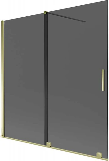 Vonios sienelė Mexen Velar, 160 x 150 cm, Gold/Graphite