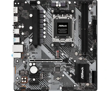Mainboard|ASROCK|AMD B650|SAM5|Micro-ATX|Memory DDR5|Memory slots 2|1xPCI-E|2xPCI-Express 4.0 1x|1xPCI-Express 4.0 16x|1xM.2|1xH