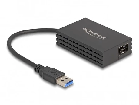 Delock USB Typ-A Netzwerk Adapteris Gigabit LAN 1 x SFP