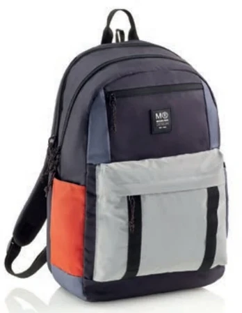 Miquelrius Rucksack Triple Amsterdam Recy 28l 3 Fächern blau