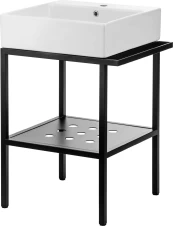 Standing bathroom console with washbasin - 66.5x50 cm kaina