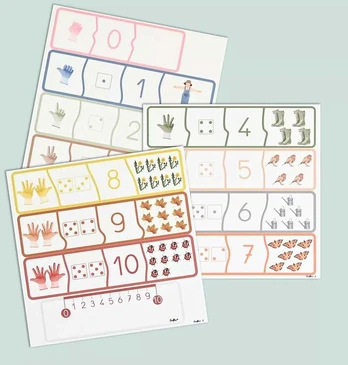 FERFLEX magnetai Magnetic puzzle - I'm learning to count