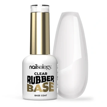 CLAVIER_Nailsology Clear Rubber Base guminė bazė 8 ml