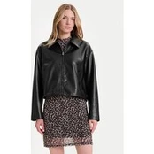 ONLY Dirbtinės odos striukė Nicki 15356871 Juoda Regular Fit