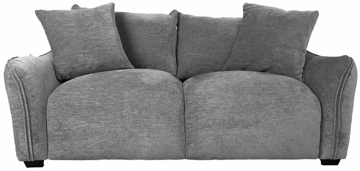 Sofa Home4you Divi, pilka sp., 96 x 166 cm x 83 cm