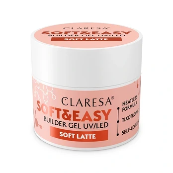 CLARESA_Soft&amp;Easy Minkštas latte gelis 12 g