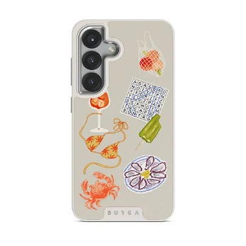 Seaside Muse - Samsung Galaxy S25 Case, Elite Light (Magnetic) / Silver