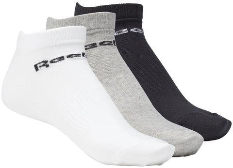 Kojinės vyrams Reebok Act Core Low Cut So White Black Grey GH8229, juodos