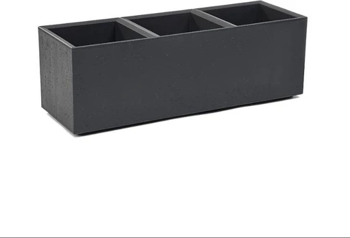 No Name FLOWERPOT PLASTIC KARO 90X30X30CM ANTRA