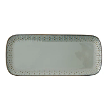 Easy Life Serviravimo lėkštė DROPS CELADON (36x16 cm)
