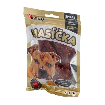 Užkandis šunims su jautiena AKINU, 75 g