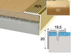 Profilis Effector A30 laiptams | auksinis 270 cm 20x19.5 mm
