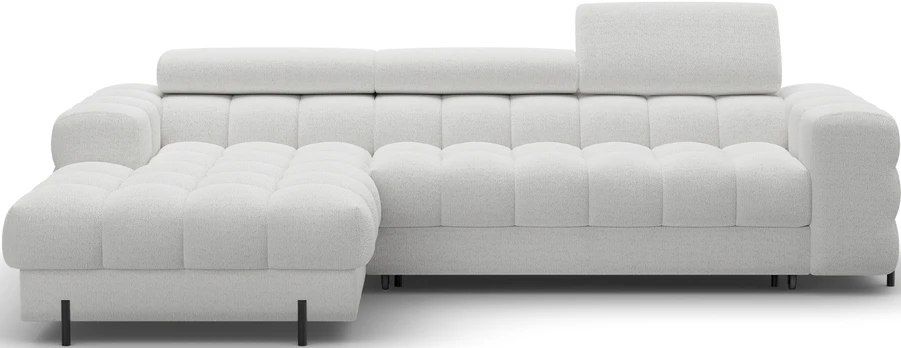 Kampinė sofa Felro, Pilka
