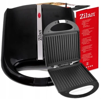 Zilan Elektrinis grilis 1400w atlenkiamas sumuštinių keptuvas xl