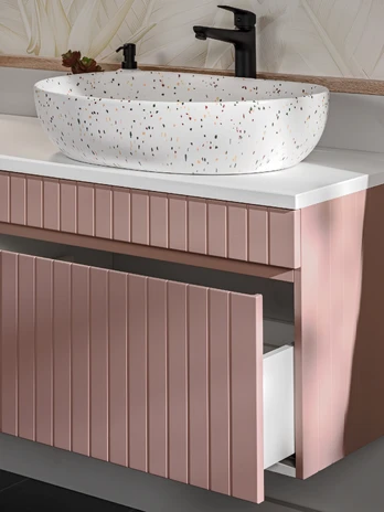 Vonios spintelė COMAD ICONIC ROSE 82-80-E-1S, rožinė