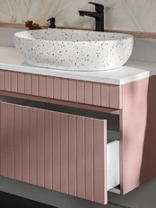 Vonios spintelė COMAD ICONIC ROSE 82-80-E-1S, rožinė kaina