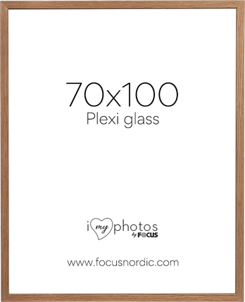 Nuotraukų rėmelis Focus Soul Oak veneer 70X100 Plexi
