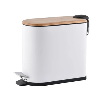 Šiukšliadėžė Domoletti T-T2105MB, balta, 5 l