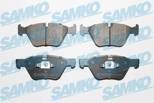 Stabdžių trinkelių rinkinys, diskinis stabdys SAMKO 5SP1511
