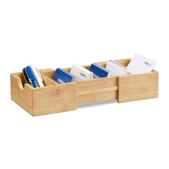 Kodustaar Indeksinių kortelių dėžutė, 5.5x13x30 cm, ruda