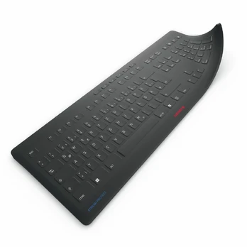 Klaviatūra Cherry STREAM PROTECT MEMBRANE GER/Juodas QWERTZ