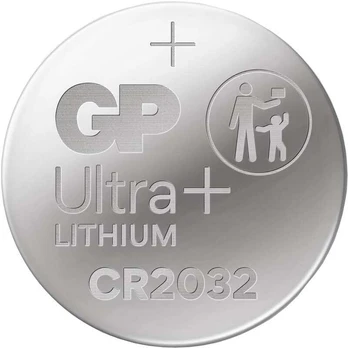 GP Ultra plus CR2032 lithium button cell battery, 2 pcs
