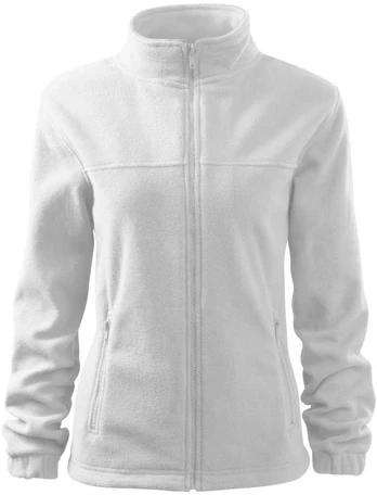 Moteriškas Flisinis Džemperis RIMECK Jacket 504, Baltas 280 g/m²
