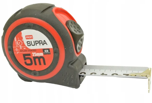 Ruletė matavimo juosta Metras Supra 5m / 25mm