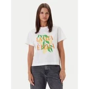 Vero Moda Marškinėliai Sonna 10327143 Balta Regular Fit