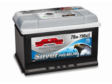 Akumuliatorius Sznajder SILVER PREMIUM | 12V 78Ah 750A EN (SZS78R)