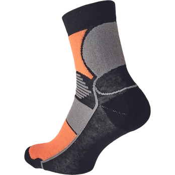 Kojinės vyrams Cerva Knoxfield Basic, juoda/oranžinė, 39-40 dydis