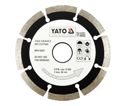 Deimantinis segmentinis pjovimo diskas 115mm (YT-6002)