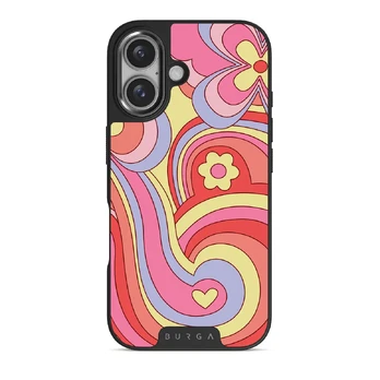 Roller Disco - iPhone 16 Case, Elite Dark (MagSafe) / Gunmetal