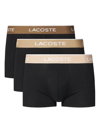 Lacoste Bokserių komplektas 5H1297 Juoda Regular Fit