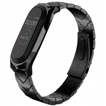 Apyrankė plieninis dirželis, skirtas xiaomi mi band 3/4
