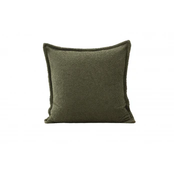 Tuva Cushion Cover Teddy fur - Dark Green 60x60