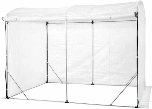 Šoninis šiltnamis, PE, 3 m2, 3x1 m, baltas