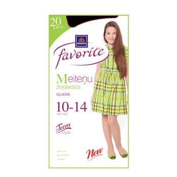 Vaikiškos pėdkelnės Favorite 20 den 51101 nero, 10/14 m.