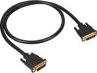 Sharkoon Kabelis DVI-D > DVI-D (24+1) (juodas, 1 Meter, Dual Link, 24+1)