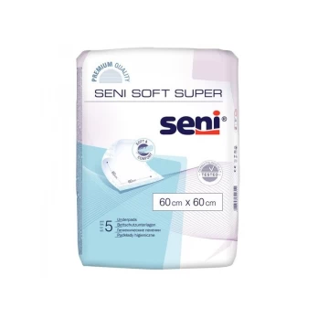 SENI paklotai Soft Super 60 cm x 60 cm, 5 vnt.