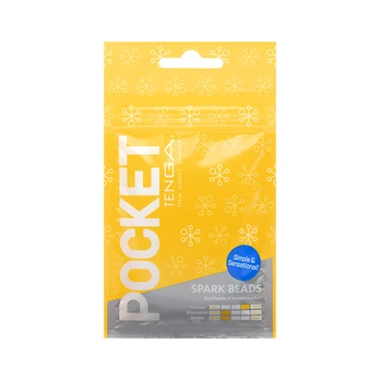 Tenga - Pocket Stroker Spark Beads diskretiškas masturbatorius